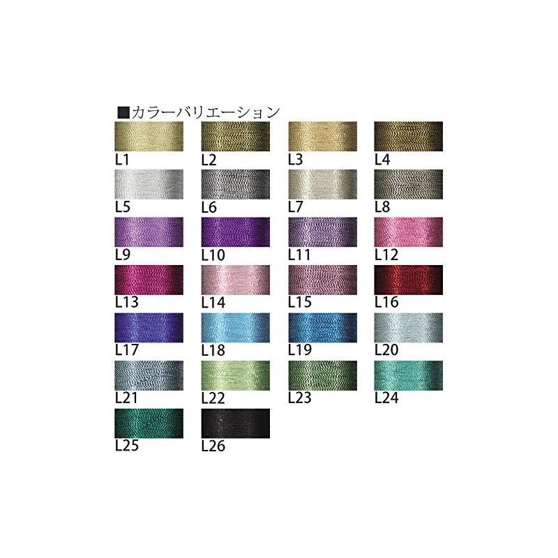 Nippon Chuko NBK Metaly PML-L23 Metallic Lurex Thread for Quilts,