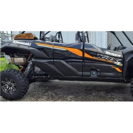 Kawasaki 1000 KRX-4 KRX Frog Skin Intake Covers - ORANGE - Made in USA