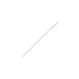 Beadalon Collapsible Eye Beading Needles, Extra Heavy 0.60 mm / .024 inches Diameter, 2.5 inches Length, 4 pc