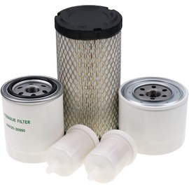 DVPARTS Filter Kit AIR/FUEL/OIL/HYD for Kubota BX22 BX23 BX24 BX25 BX25DLB BX2200 BX2230 BX2350 BX2360 BX2370 BX2660 BX2670 ZD18 ZD21 ZD25 ZD28 GR2100 GR2110 GR2120