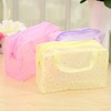 Mini PVC Waterproof Swimming Pool Beach Mesh Bag M10163 Purple 8ea