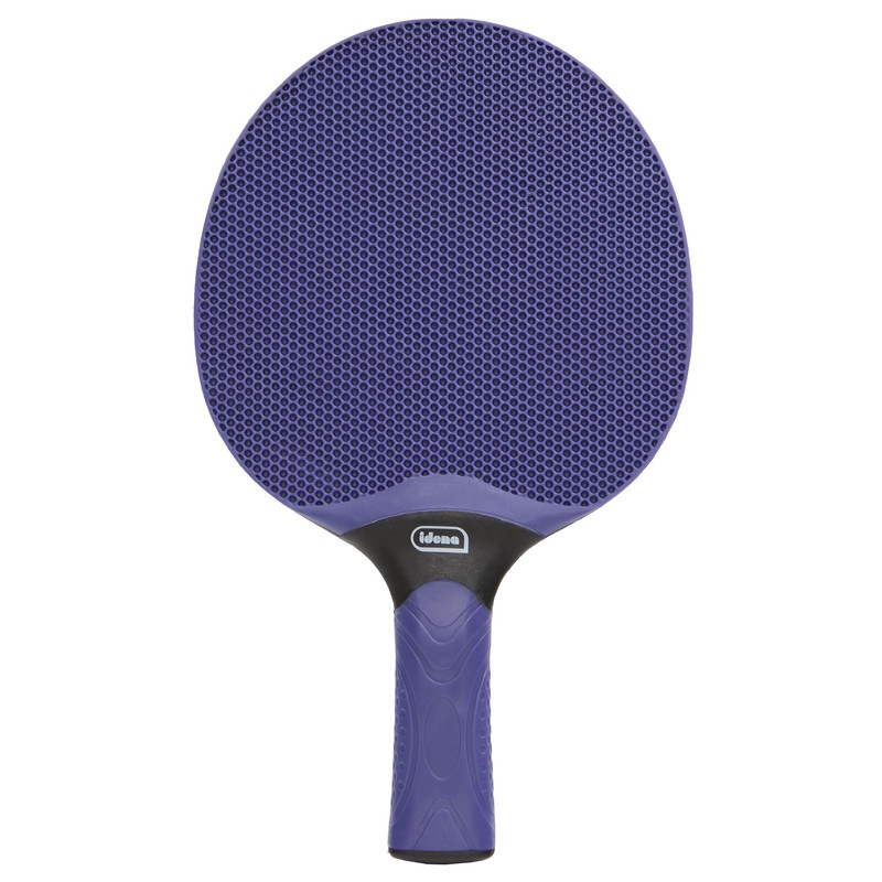Idena 40263 Table Tennis Bat with Straight Handle, Weatherproof and