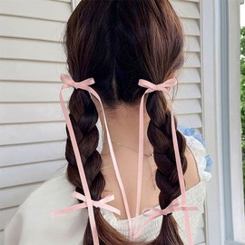 Mini Bow Hair Clips Women Small Bowknot Ribbon Barrettes Tiny Hair Accessories for Girls Decorative Hair Clips Bow Side Hair Barrette for Thin Thick Hair Prom Performance Dance Festival Party Hairclip