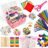 LINAYE 2500+PCS Arts and Crafts Supplies for Kids, DIY Craft