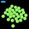 PATIKIL 8mm Glow Fishing Beads, 200Pcs Soft Plastic Round Rubber