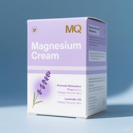 MQ Topical Magnesium Cream for Sleep, Magnesium Lotion for Leg Cramps, Muscle Relaxation(Lavender)