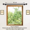 ELKCA Thick Chenille Window Curtains Valance for Living Room Coffee