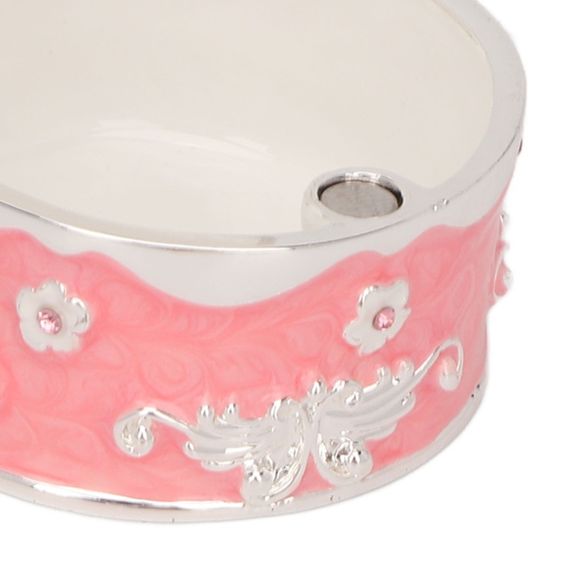 Trinket Box Exquisite Cute Bunny Shape Magnetic Design Zinc Alloy