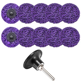 Laexepelle Strip Discs Quick Sanding Discs Stripping Wheel Stripper Abrasive Wheel for Drill, Strip Paint Clean Welds Remove Metal Wood Rust Scale & Oxidation (2INCH-10Pack)