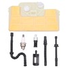 VOANZO Gas Powered Chainsaw Parts Set Fuel Line Filter Air