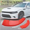 HTRACING Front Bumper Lip Splitter Protector Compatible with Charger SRT