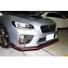 BaysonR Universal Front Bumper Lip Splitter Protector 265CM (Red EPDM