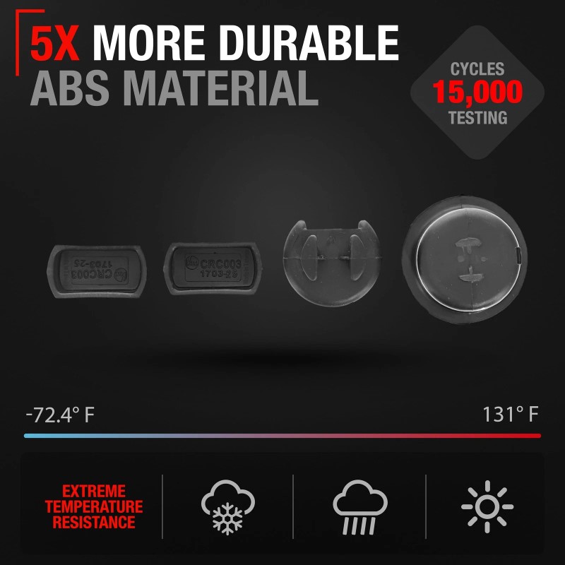 T1A Tailgate Hinge Kit for Dodge Ram - 4-Piece Set,