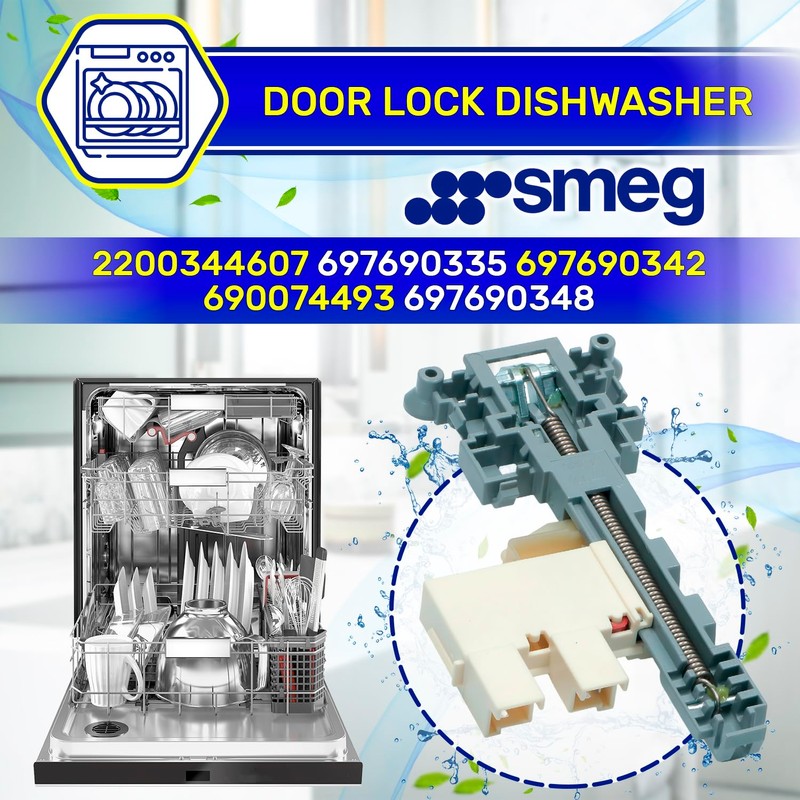 Door Lock Dishwasher 10A 250V Has the Original Code 690074493