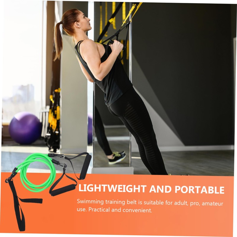 Sosoport Swim Resistance Belt Adjustable Training Band Trainer for Swimmers