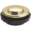 Grothe Round Door Bell Push Button Sleeve Brass Gold Plated