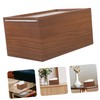 WOONEKY Rectangular Tissue Box Holder for Desktop Simple Design for