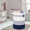 COMSE Extra Large Blanket Basket, Tall Laundry Basket, Nursery Hamper,