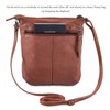 Cochoa Small Triple Zip Real Leather Women's Crossbody- Premium Vintage