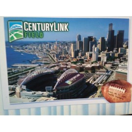 THE PACIFIC NORTHWEST AERIAL VIEW OVER BEAUTIFUL CENTURYLINK FIELD SEATTLE WASHINGTON KING COUNTY