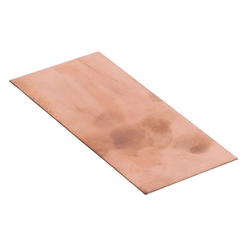 Fudeshe Pure Copper Sheet,DIY 100x50mm T2 Copper Discs Durable Blanks