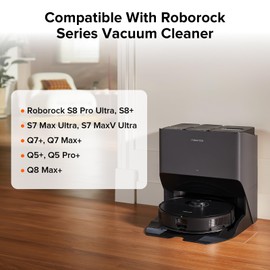 roborock Disposable Dust Bag S8 Pro Ultra / S8+ / S7 Max Ultra / S7MaxV Ultra / Q5+ / Q7+ / Q7 Max+ Robot Vacuum & Auto-Empty Dock Pure, 6 Pcs