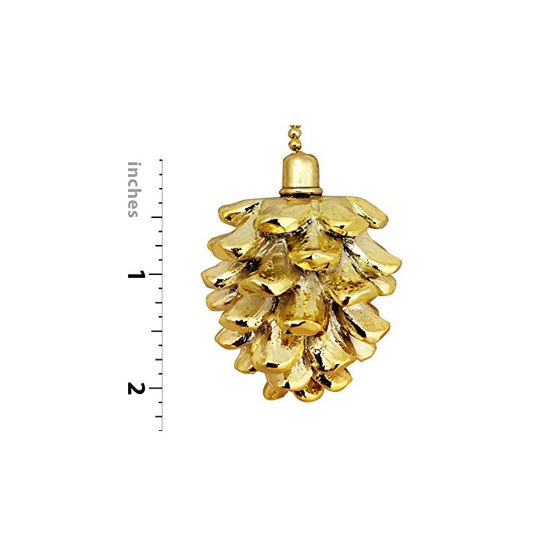 Royal Designs Celling Fan Pull Chain Extension with Pine Cone