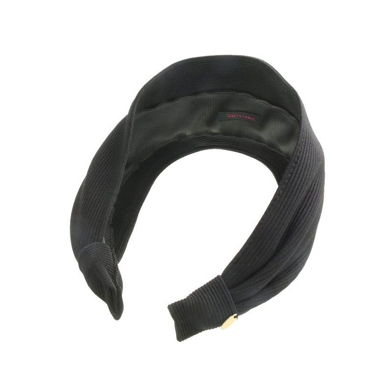Vingtaine HK-282-BK- Hair Headband, Basic, Wide, Hair Accessories, Simple, Wide
