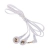 Low Frequency EMS Conductive Cord for 2 Hook Terminals 3.5mm TAOPAD EMS Supplies, DC Jack, Φ3.5mm, Pad Hook, Φ3.5mm