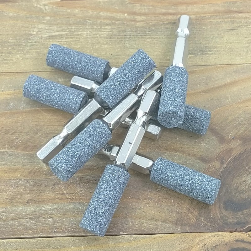 Luo ke 8 Pcs 10mm Cylinder Shape Grinding Stones -