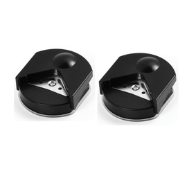 2Pcs 4mm Black Radius Corner Rounder Punch Paper Corner Rounder Paper Hole Cutter for Photo Paper, Corner Cutter Tool, Paper Punches for Arts, Crafts and Sewing
