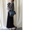 Gratante abb-g0006 Women's Round Zipper Mini Shoulder Bag, moss blue