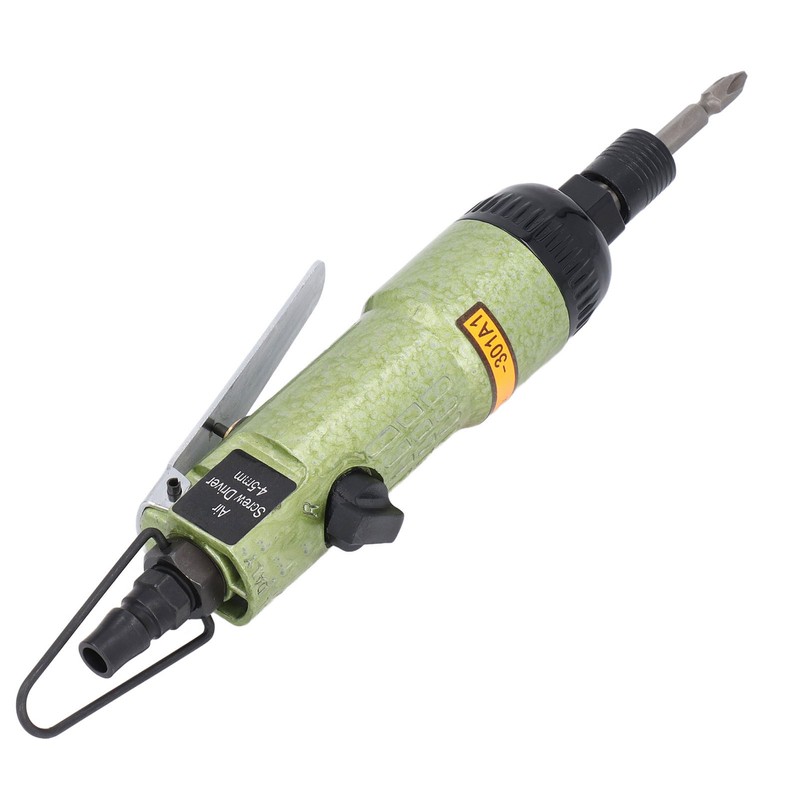 Pneumatic Screwdriver 8000RPM 1/4in 4‑5mm Capacity High Torsion Pneumatic Air