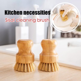 Washing Up Brush, Scrubbing Brush, Hand Brush, Cleaning Brush, Dish Brush for Cleaning Pots, Pots and Vegetables, Pack of 2