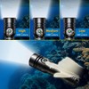Wurkkos DL02 Dive Torch, Scuba Diving Flashlight Max 3000Lumen, 496M