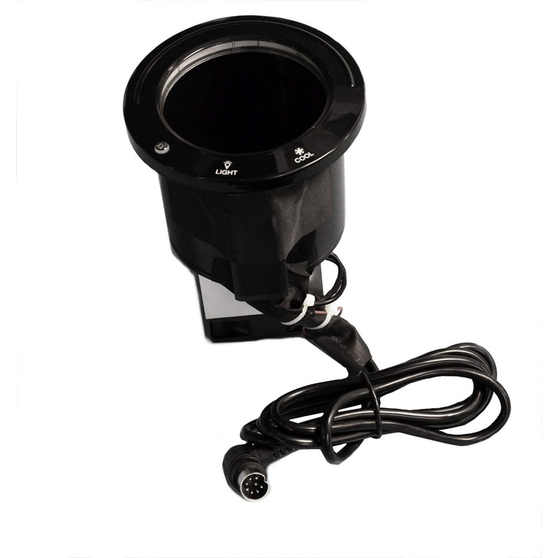 Powered LED Insulated Cup Holder with Cooling Fan and Heatsink