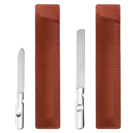 Stainless Steel Nail File Set Professional Metal Nail Files Double Sided Nail File for Home Salon or Travel Use