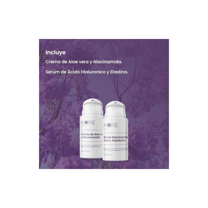 Kit Hidratante con Aloe, Niacinamida y Urea