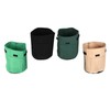4Pcs Plant Growth Bag Felt Vegetables Flowers Growing Nursery Container