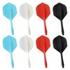 UTXN 8Pcs Dart Flights, Integrated Dart Flights, Darts Accessories, Darts