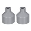 sourcing map PVC DWV Reducing Coupling Schedule 40 Gray 20mm