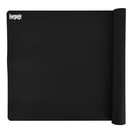 Foepoge 27.9âx20â Extra Large Silicone Sheet for Crafts, Nonstick Silicon Mat for Resin, Epoxy Art Placemat for Jewelry Casting, Reusable Painting Pad, Heat Resistant Countertop Cover - Black
