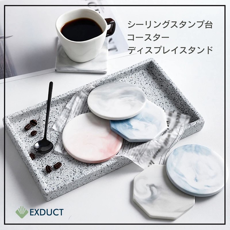 EXDUCT Sealing Stamp Plate Coaster Sealing Wax Sealing Tool Sealing