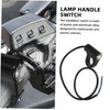 Alipis Motorcycle Handlebar Switch for Spotlight Control Wire Replacement with