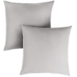 Sorra Home x Sunbrella - Square Pillows (Set of 2), Cast Neutral Pumice