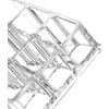 eKsdf 9 Sections Lipstick Lip Gloss Organiser, Transparent Acrylic Lipstick