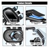 GLSOWEE Sun Visor Car Phone Holder, Multifunctional Adjustable Cell Phone