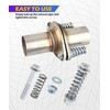 iolory 2PCS Automotive Exhaust Manifold Bolt Kit,M10 M8 Exhaust Bolts