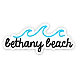 Squiddy Bethany Beach - Vinyl Sticker Decal for Phone, Laptop, Water Bottle (2.5" Wide)