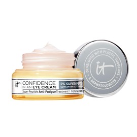 It Cosmetics Confidence in an Eye Cream - Crema Contorno de Ojos Antiedad con 2 de Super Péptidos, Hidratación 48H, Reduce Ojeras, Patas de Gallo y...